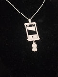 Guillotine Necklace. Sterling Silver.